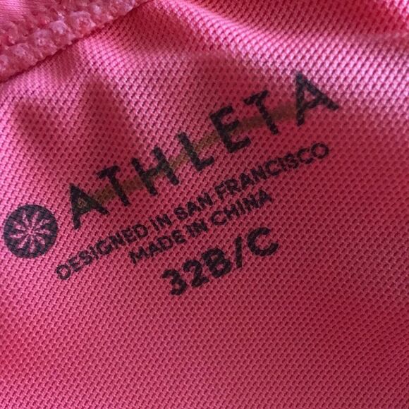 Athleta Coral Bra Cup Wrap Tankini Top 32B/C - Picture 4 of 8